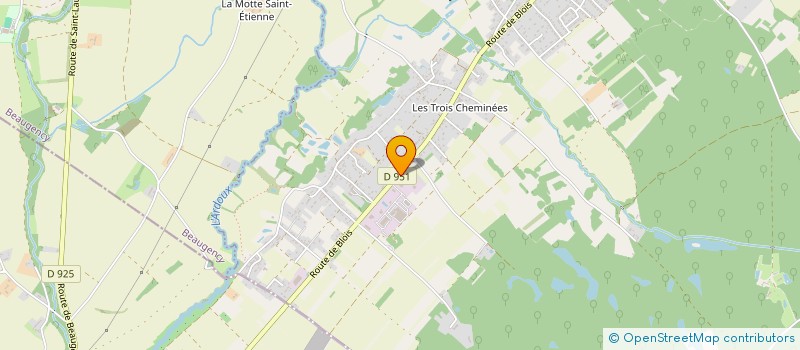 localisation de l'entreprise SCI CMA à LAILLY-EN-VAL