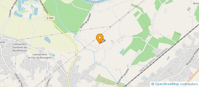 localisation de l'entreprise SCI CMAB  MONTAUBAN