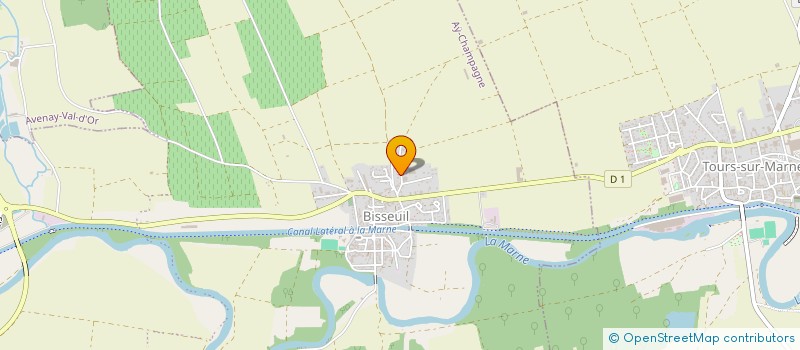 localisation de l'entreprise SCI CMACLEF  AY-CHAMPAGNE