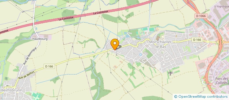 localisation de l'entreprise SCI CMAVI 22  MORSCHWILLER-LE-BAS