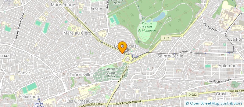 localisation de l'entreprise SCI CMAZ à LE HAVRE