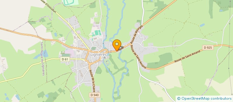 localisation de l'entreprise SCI CMB  LIGNIERES