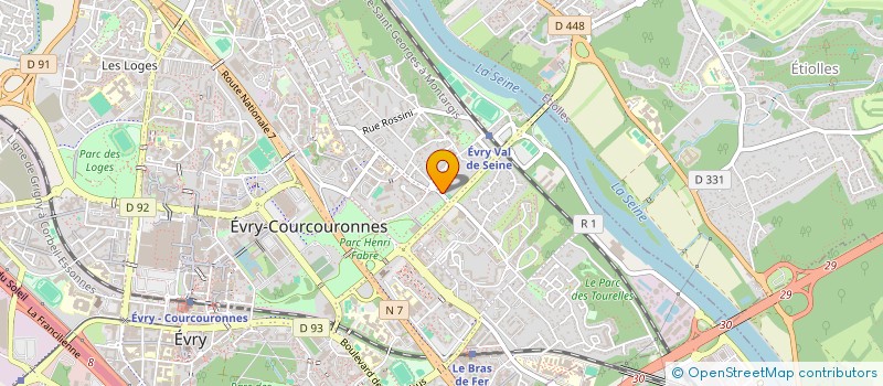 localisation de l'entreprise SCI CMB à EVRY-COURCOURONNES