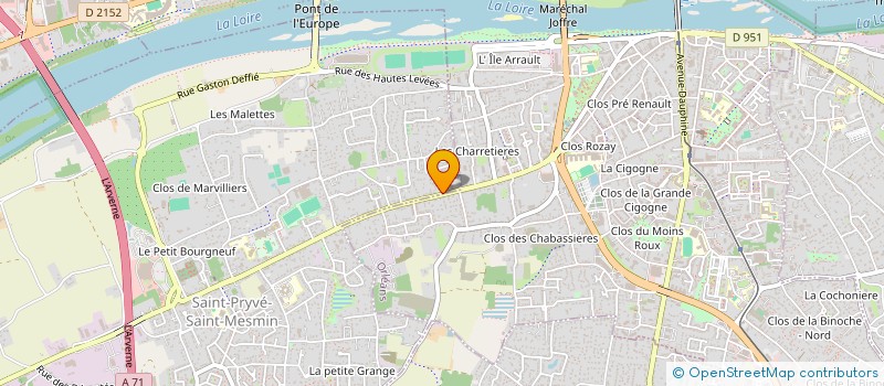 localisation de l'entreprise SCI CMB  SAINT-PRYVE-SAINT-MESMIN