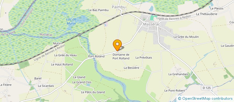 localisation de l'entreprise SCI CMB  MASSERAC