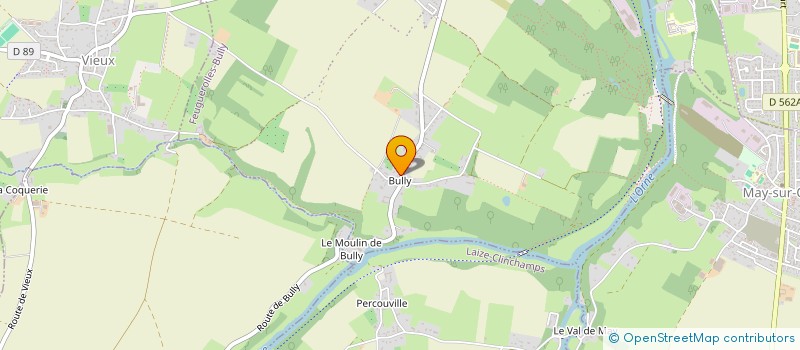 localisation de l'entreprise SCI CMBC  FEUGUEROLLES-BULLY