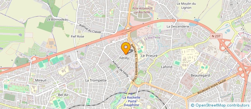 localisation de l'entreprise SCI CMBP  LA ROCHELLE