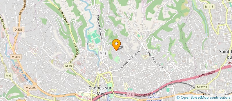 localisation de l'entreprise SCI CMC à CAGNES-SUR-MER
