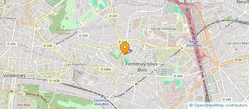 localisation de l'entreprise SCI CMC à FONTENAY-SOUS-BOIS