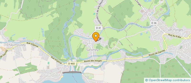 localisation de l'entreprise SCI CMC  UXEGNEY