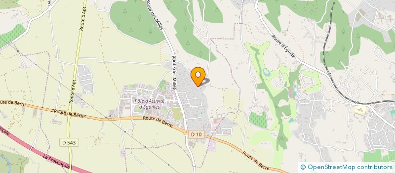 localisation de l'entreprise SCI CMC  EGUILLES