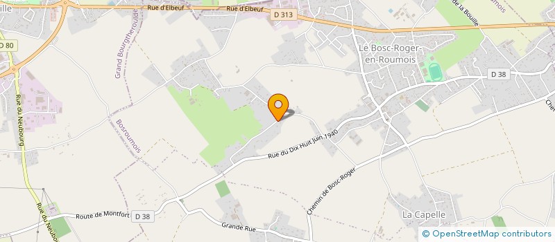 localisation de l'entreprise SCI CMCA  BOSROUMOIS