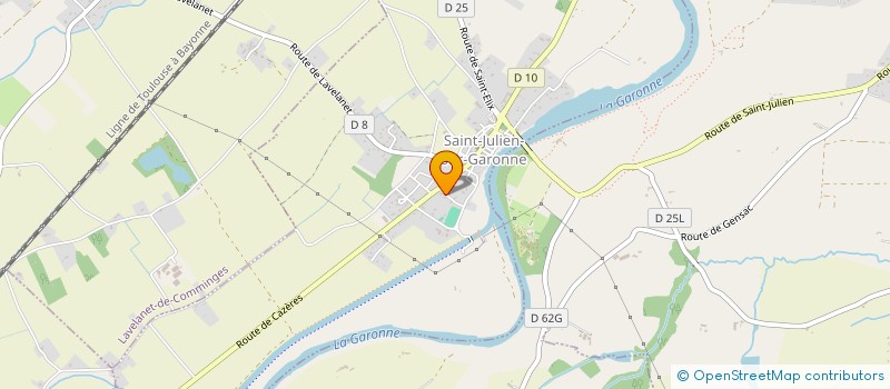 localisation de l'entreprise SCI CMCA  SAINT-JULIEN-SUR-GARONNE