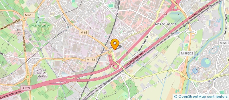 localisation de l'entreprise SCI CMCH à LATTES