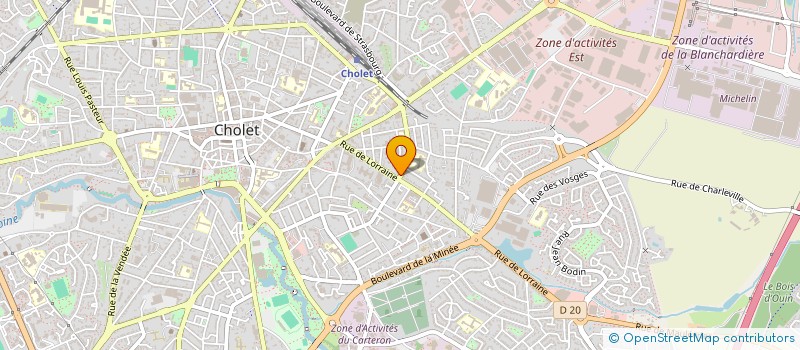 localisation de l'entreprise SCI CMD à CHOLET