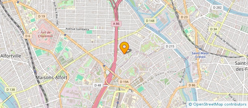localisation de l'entreprise SCI CMD à MAISONS-ALFORT