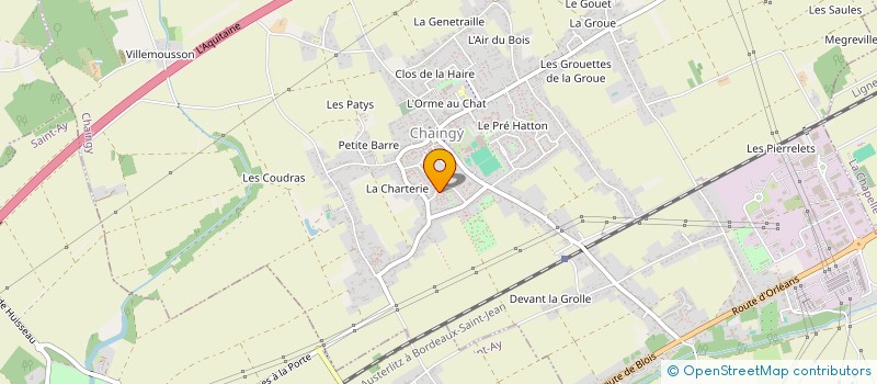 localisation de l'entreprise SCI CMDA à CHAINGY