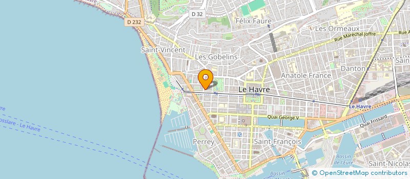 localisation de l'entreprise SCI CMDOC à LE HAVRE