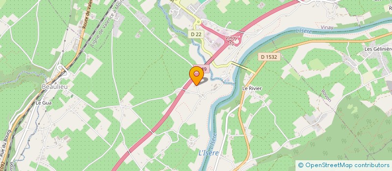 localisation de l'entreprise SCI CME à BEAULIEU