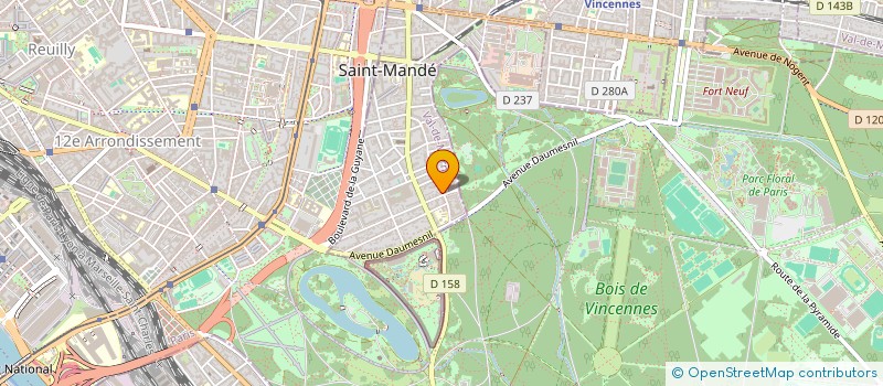 localisation de l'entreprise SCI CMEN SCEMAMA à SAINT-MANDE