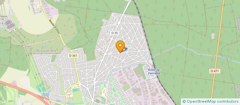 localisation de l'entreprise SCI CMF  OZOIR-LA-FERRIERE