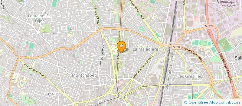 localisation de l'entreprise SCI CMFB à DIJON