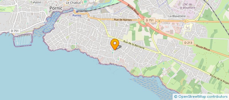 localisation de l'entreprise SCI CMG  PORNIC