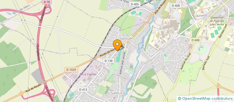 localisation de l'entreprise SCI CMG  SALOUEL