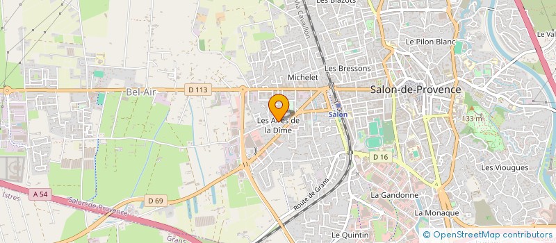 localisation de l'entreprise SCI CMGC  SALON-DE-PROVENCE