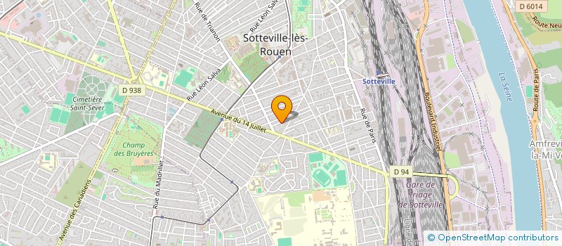 localisation de l'entreprise SCI CMGO  SOTTEVILLE-LES-ROUEN