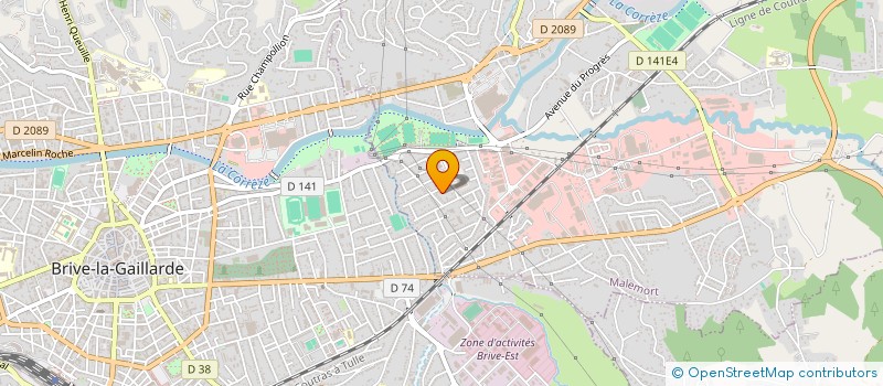 localisation de l'entreprise SCI CMI à MALEMORT