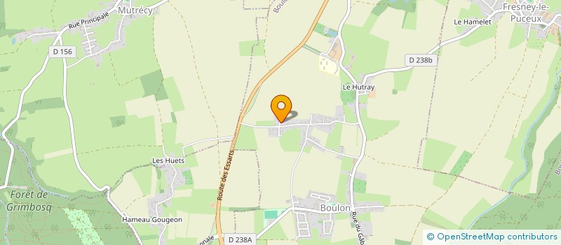 localisation de l'entreprise SCI CMI  BOULON