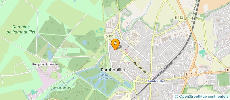 localisation de l'entreprise SCI CMJ  RAMBOUILLET