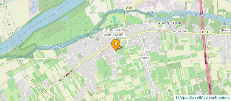 localisation de l'entreprise SCI CMJ  SAINT-HILAIRE-SAINT-MESMIN