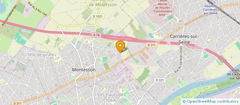 localisation de l'entreprise SCI CMJ  MONTESSON