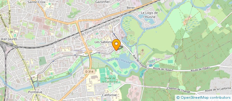 localisation de l'entreprise SCI CMJF à LE MANS