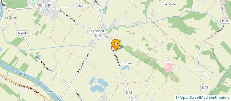 localisation de l'entreprise SCI CMJP  VILLEMUR-SUR-TARN