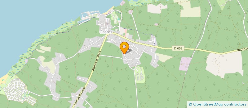 localisation de l'entreprise SCI CML  GASTES