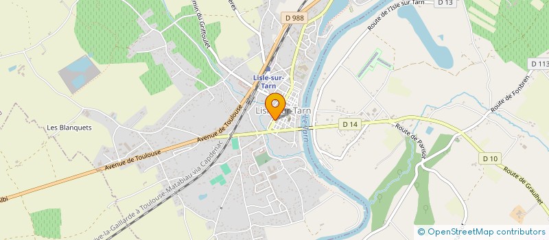 localisation de l'entreprise SCI CML à LISLE-SUR-TARN