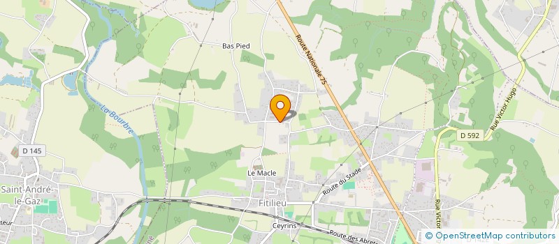 localisation de l'entreprise SCI CML  LES ABRETS-EN-DAUPHINE