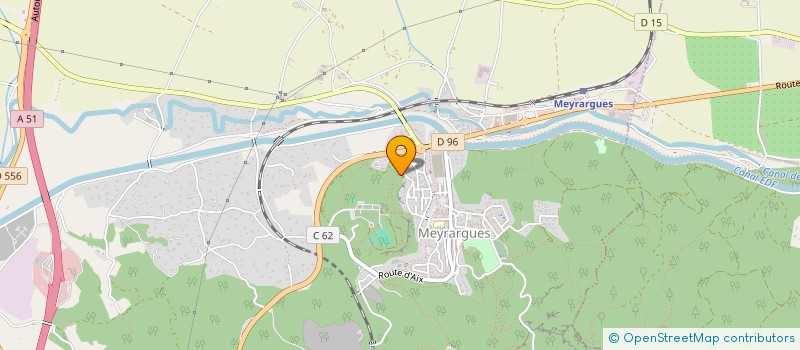 localisation de l'entreprise SCI CML FOUCHET  MEYRARGUES