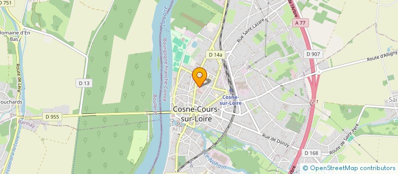 localisation de l'entreprise SCI CMLC à COSNE-COURS-SUR-LOIRE