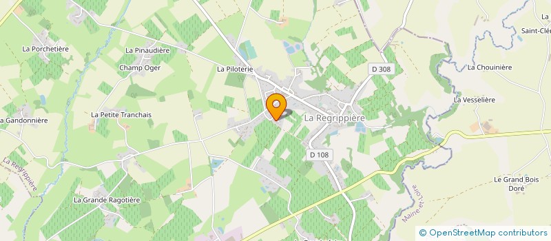 localisation de l'entreprise SCI CMLD  LA REGRIPPIERE