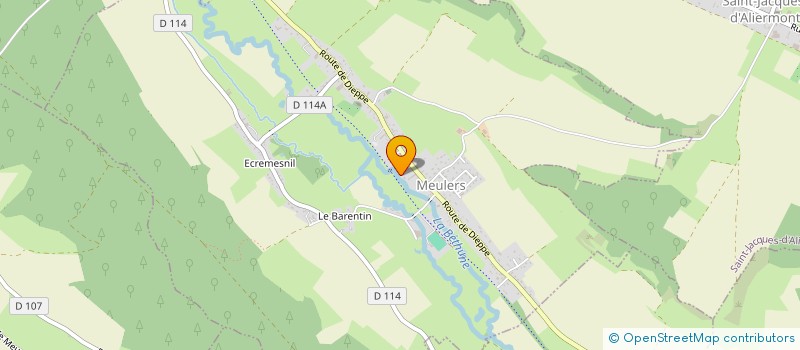 localisation de l'entreprise SCI CMLV  MEULERS