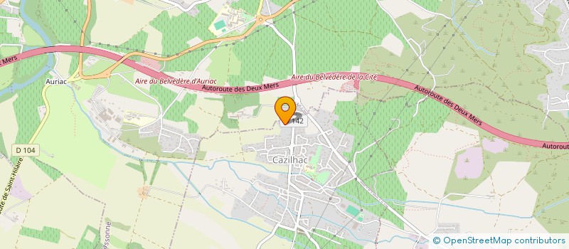 localisation de l'entreprise SCI CMM à CAZILHAC