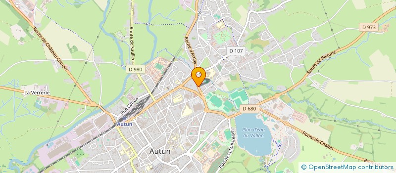 localisation de l'entreprise SCI CMM  AUTUN