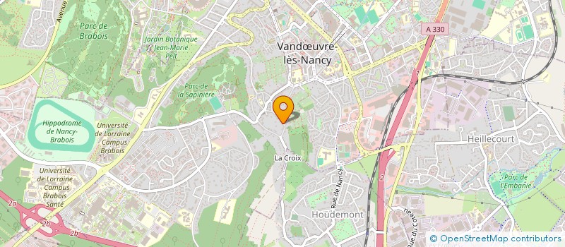 localisation de l'entreprise SCI CMM  VANDUVRE-LES-NANCY
