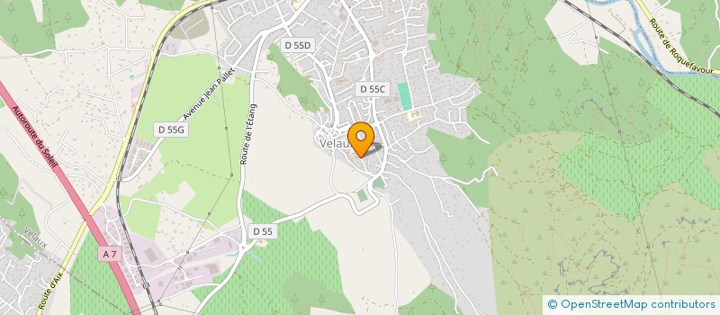 localisation de l'entreprise SCI CMM  VELAUX