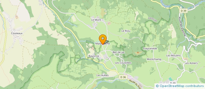 localisation de l'entreprise SCI CMM IMMO  LAUSSONNE