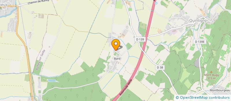 localisation de l'entreprise SCI CMN  RUFFEY-SUR-SEILLE